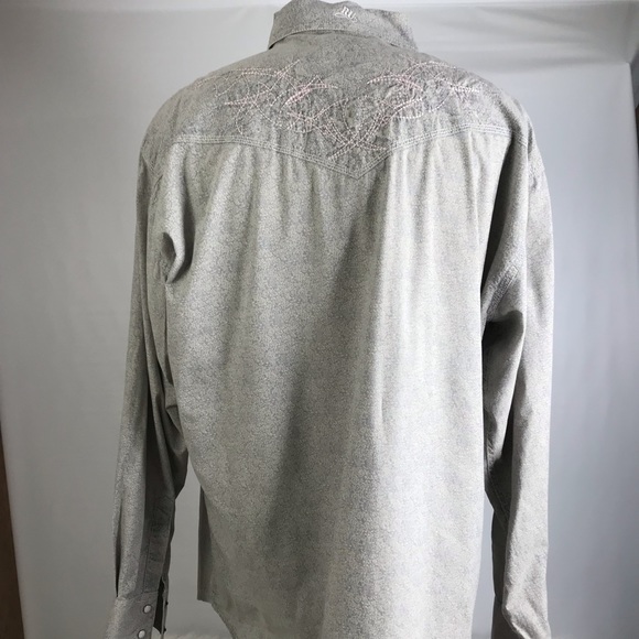 RU Western Cowboy Pearl Snap Shirt - Picture 16 of 16